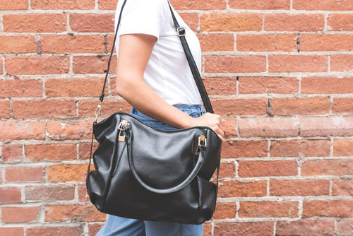 Black Leather Bag - chocolaroyale