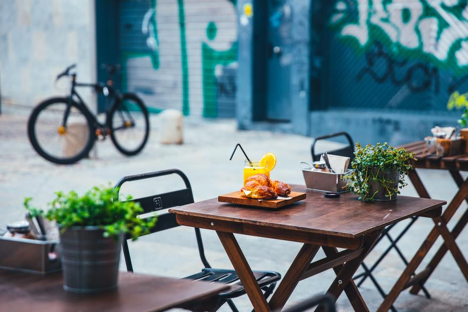 Wooden Outdoor Table - chocolaroyale